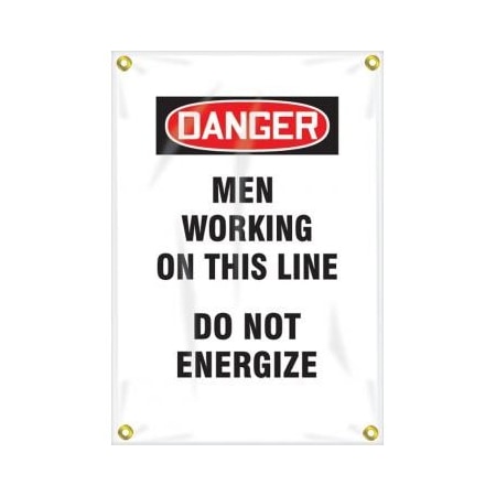 Accuform OSHA DANGER UTILITY POLE WRAP MEN FMG100 FMG100